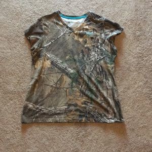 Camo crew/V-neck